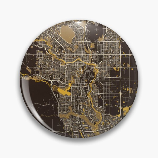 Item preview, Calgary City Map of Alberta, Canada - Pastel designed and sold by deMAP.