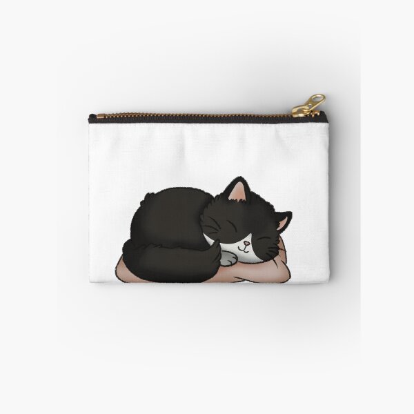 Item preview, Sleeping Fluffy Tuxedo Cat designed and sold by Zephyr-Studio.