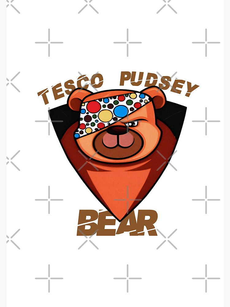 "Tesco Pudsey Bear" Spiral Notebook for Sale by Vlaki Redbubble