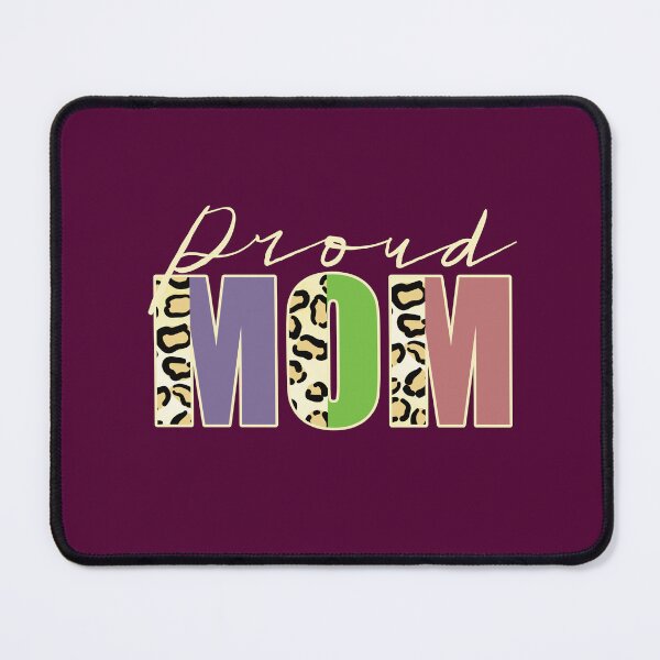 Item preview, Proud Mom Leopard Print Text Retro Family Quote designed and sold by CRHPOD20.