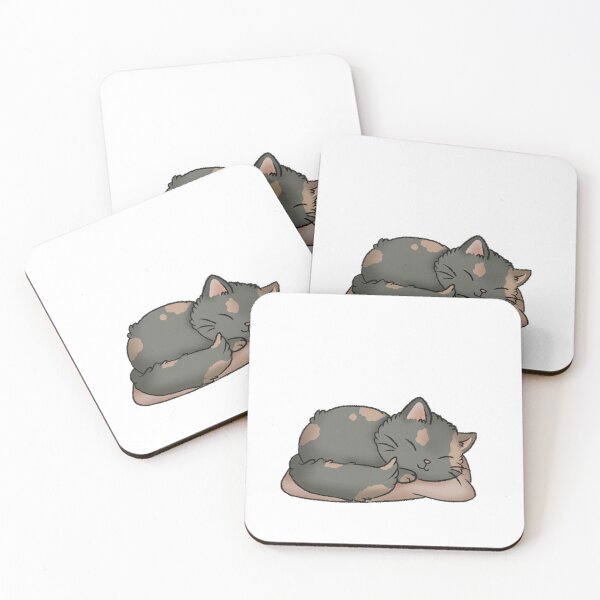 Item preview, Sleeping Fluffy Muted Tortie Cat designed and sold by Zephyr-Studio.