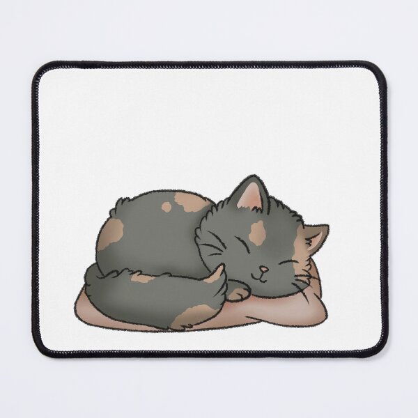 Item preview, Sleeping Fluffy Muted Tortie Cat designed and sold by Zephyr-Studio.