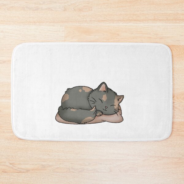 Item preview, Sleeping Fluffy Muted Tortie Cat designed and sold by Zephyr-Studio.