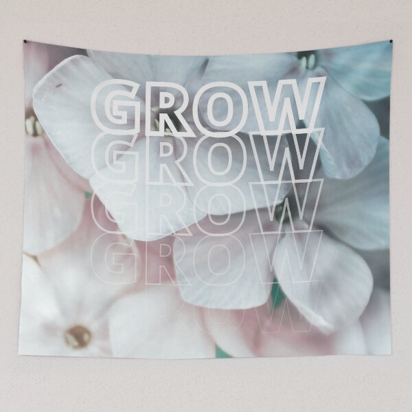 Item preview, GROW (above) - Cool, Enchanting Pink Purple Flowers designed and sold by AliceSLee.