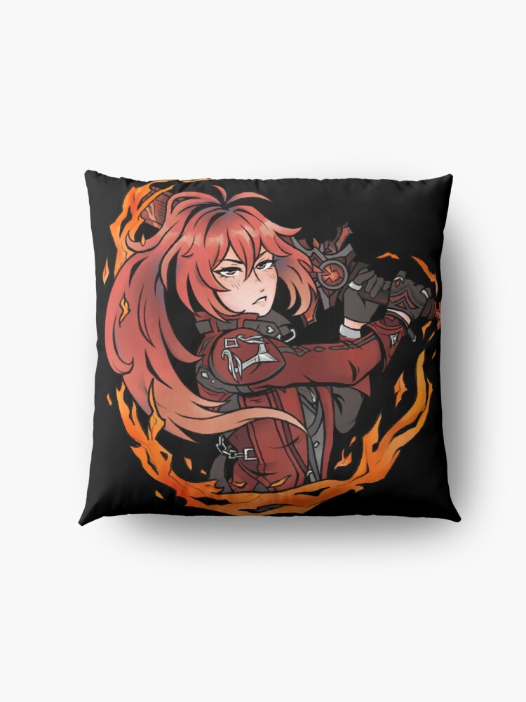 Alternate view of Diluc - Genshin Impact Floor Pillow
