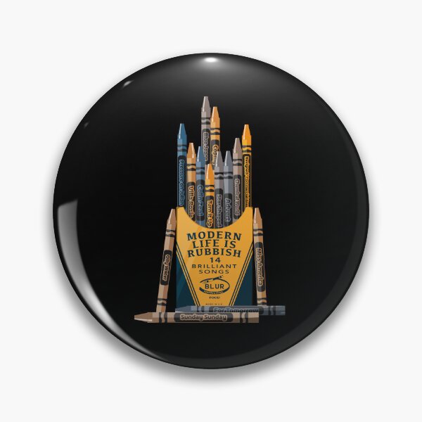 Item preview, Modern Life is Rubbish Album Crayons designed and sold by Lick-Design.