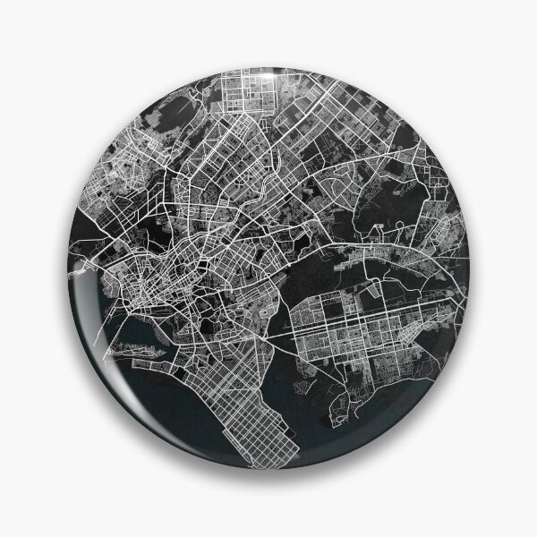 Item preview, Karachi City Map of Sindh, Pakistan - Dark designed and sold by deMAP.