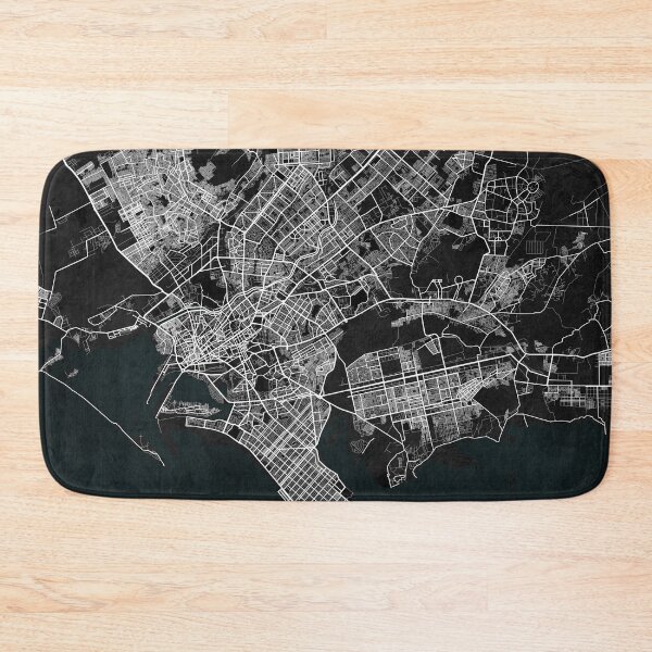 Item preview, Karachi City Map of Sindh, Pakistan - Dark designed and sold by deMAP.