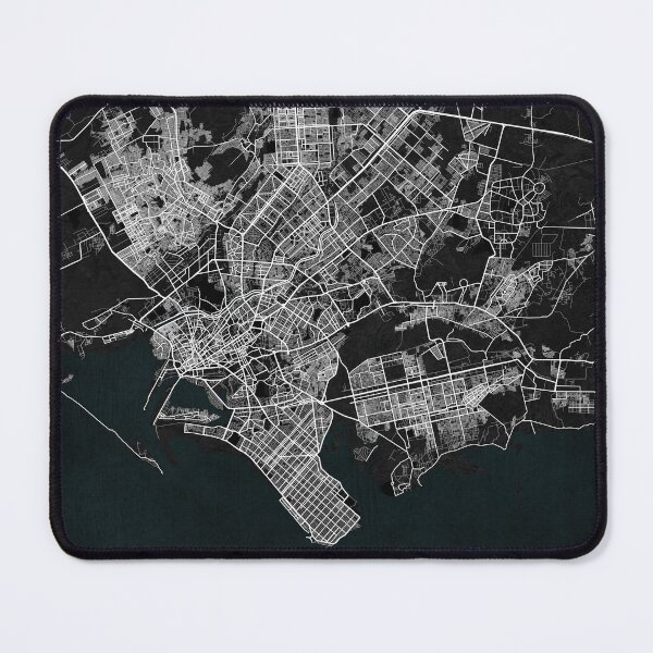 Item preview, Karachi City Map of Sindh, Pakistan - Dark designed and sold by deMAP.