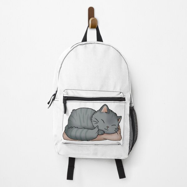 Item preview, Sleeping Fluffy Gray Tabby Cat designed and sold by Zephyr-Studio.
