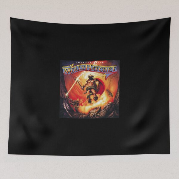Artikelvorschau, Molly Hatchet Greatest Hits Klassisches T-Shirt entworfen und verkauft von mersonbaggerd.