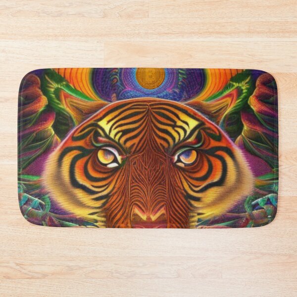 Artikelvorschau, Tiger Style Bitcoin Art Crypto Art AI entworfen und verkauft von tpixx.
