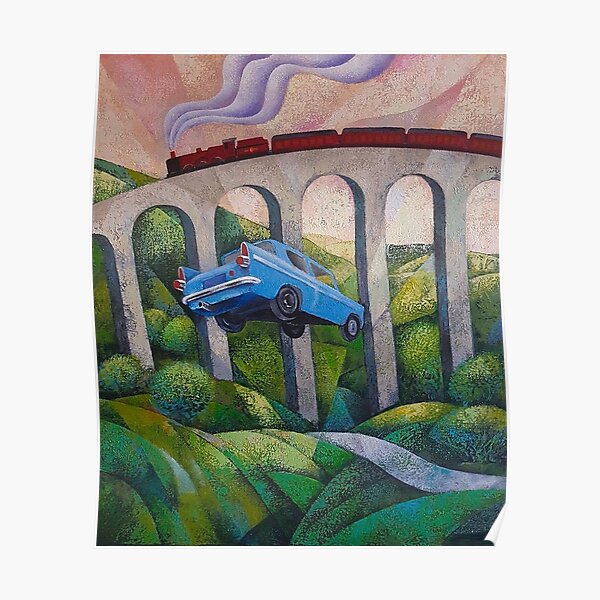 voiture volante Poster