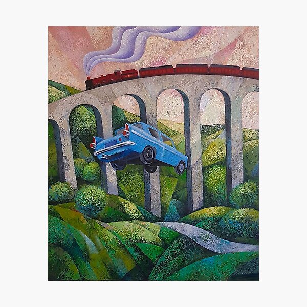 voiture volante Impression photo