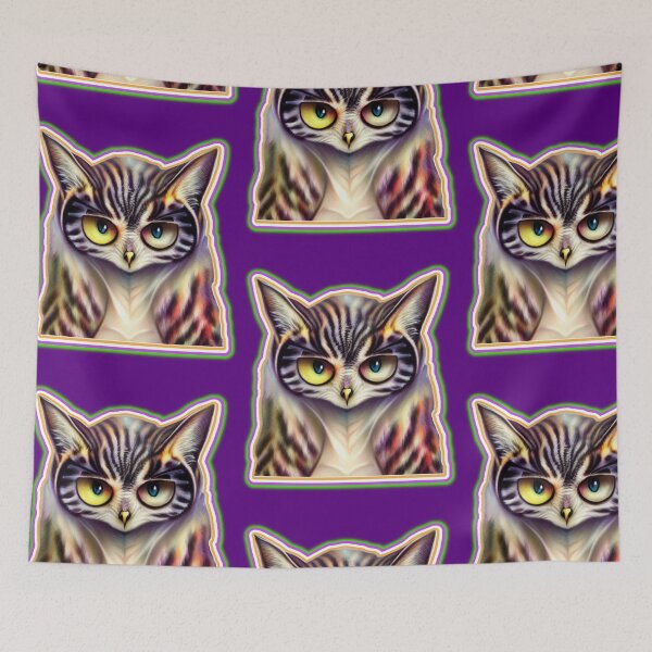 Item preview, A Cat And An Owl Funny Pet Owner  designed and sold by WoodburyLake.