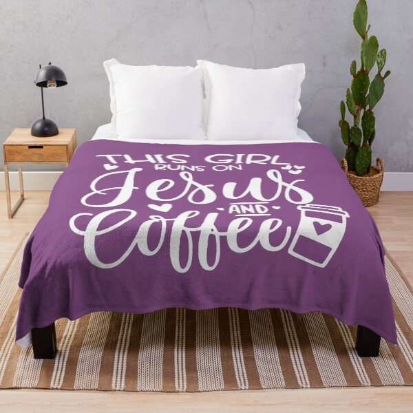 Item preview, Copy of This Girl Runs on Jesus and Coffee Love designed and sold by Rowena Jones.