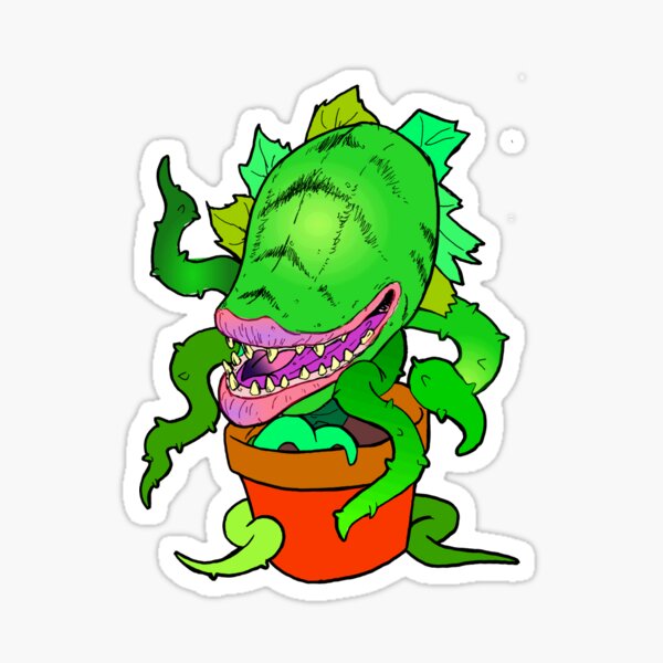 Audrey 2 colour Sticker