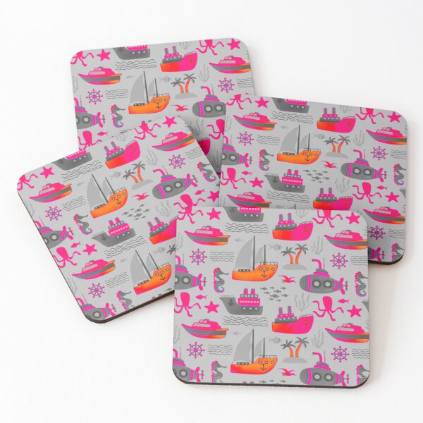 Item preview, Neon Orange Black and White Octopus Ocean designed and sold by ChristinasMess.