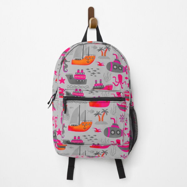 Item preview, Neon Orange Black and White Octopus Ocean designed and sold by ChristinasMess.