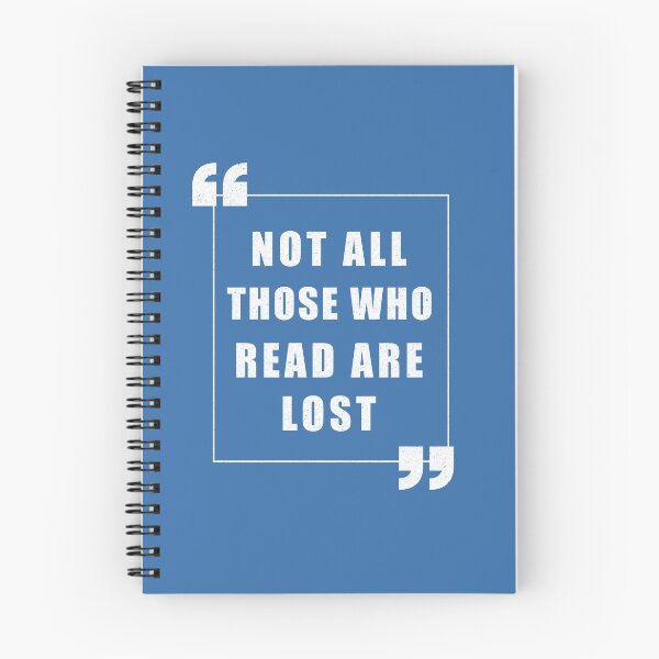 Item preview, Not all those who read are lost for fiction lovers designed and sold by The Bookworm Store.