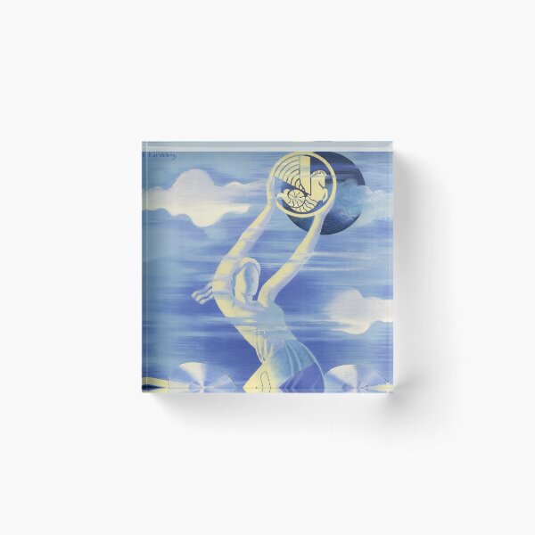 Item preview, Dans Tous Les Ciels AIR FRANCE 1935 Art Deco Poster by Roger De Valerio designed and sold by retroposters.