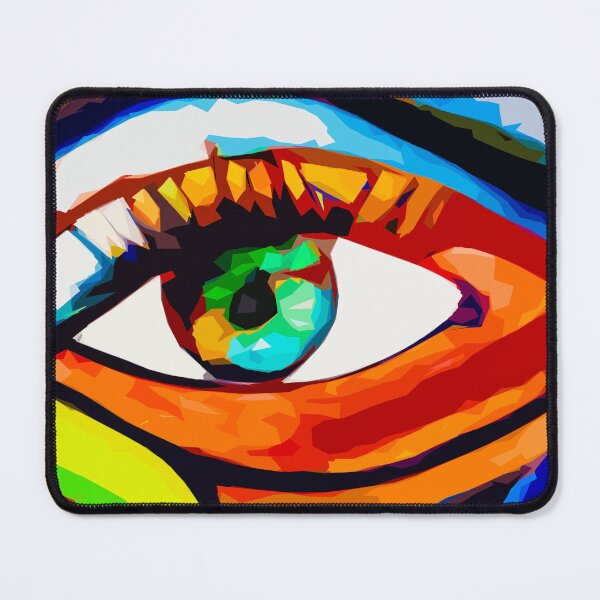 Item preview, Eye abstract colorful painting designed and sold by shrolts.