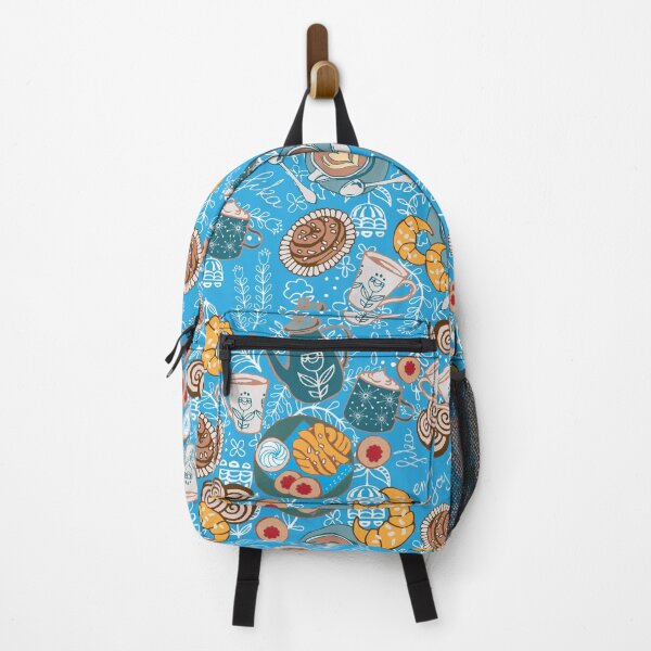 Item preview, Fika_Coffee Time_Retro Traditional Design_Blue designed and sold by ElaMilkoDESIGN.