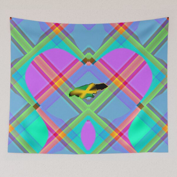 Item preview, UNFORGETTABLE WEST INDIES CHRISTMAS SOUVENIRS - UNIQUE ABSTRACT CARIBBEAN GEOMETRIC PATTERN - GREATJAMAICAN VIBES FLAG INSPIRATION designed and sold by Ralek.