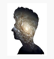 Galaxy face Photographic Print