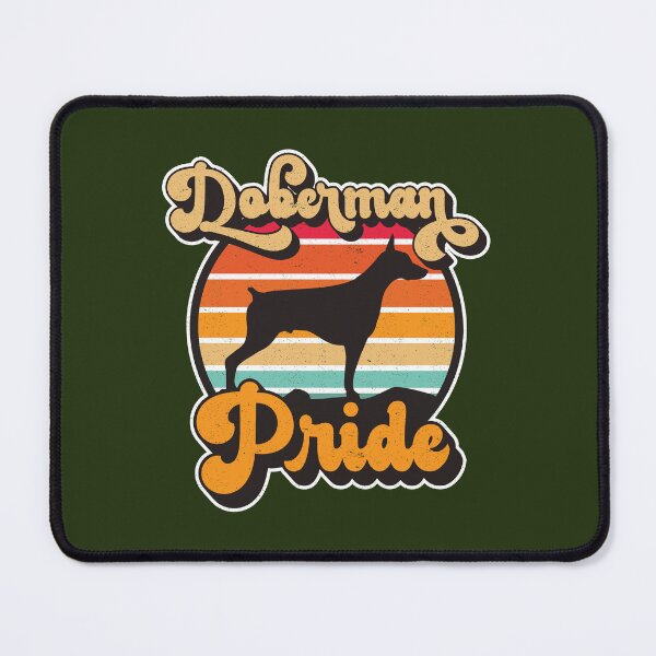 Item preview, Doberman Pride Retro Sunset Dog Silhouette Pet Design designed and sold by CRHPOD20.