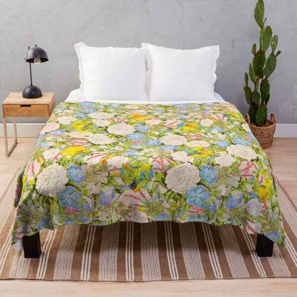 Item preview, Seamless Floral Pattern With bright Color Minimalistic Flowers designed and sold by BeInTouch.