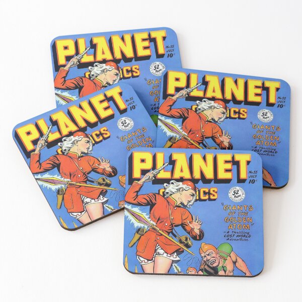 Item preview, The cover of Planet Comics #55! designed and sold by ArchimedesPrime.