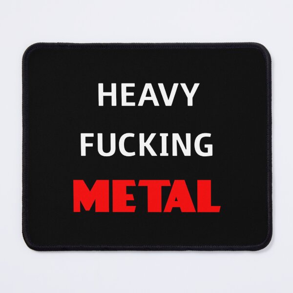 Item preview, Heavy Fucking Metal Racerback Tank Top designed and sold by rukoroupikq.