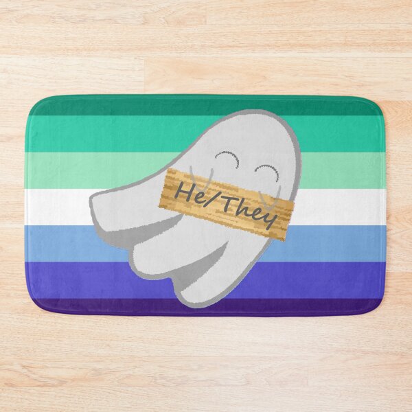 Item preview, He/They Gay Pronoun Ghost designed and sold by Forest-Bird.