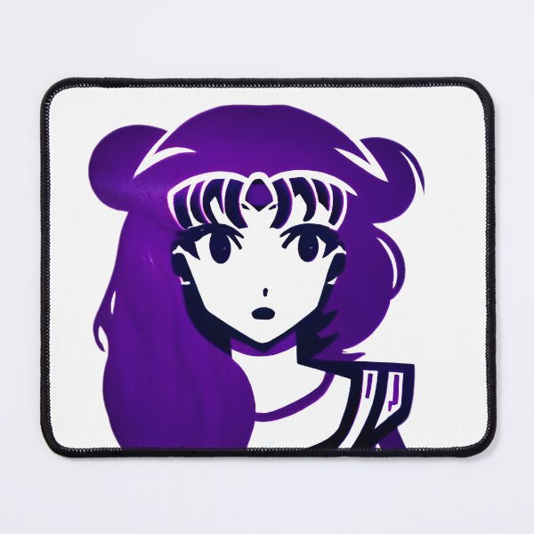 Item preview, purple anime babe designed and sold by UncleLanny.