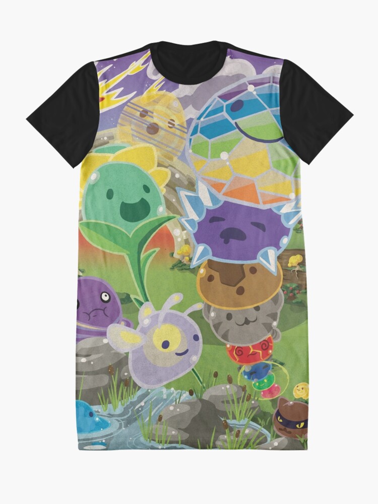 Slime Rancher All Slimes Collection Graphic T Shirt Dress By Paisleyportrait Redbubble