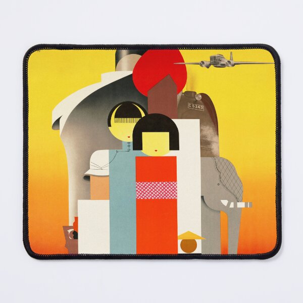 Item preview, ORIENT CALLS Oriental Tourist Conference 1936 Art Deco Poster by Munetsugu Satomi designed and sold by retroposters.