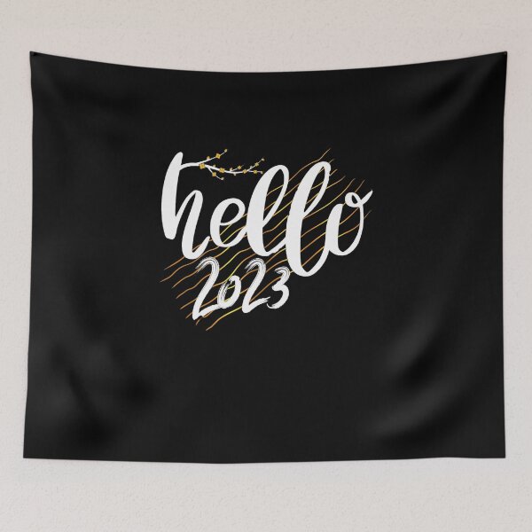 Item preview, Hello 2023 designed and sold by pnkpopcorn.