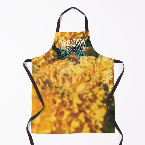 Item preview, GROW (above) - Sunny Vintage Yellow Flower Background designed and sold by AliceSLee.