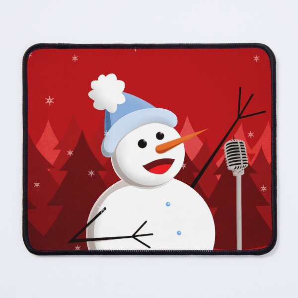 Artikelvorschau, Happy Singing Snowman Christmas entworfen und verkauft von Boriana Giormova.