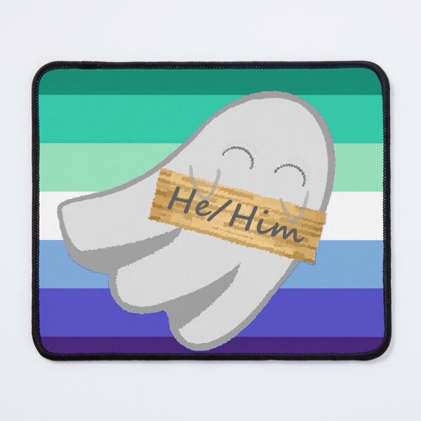 Item preview, He/Him Gay Pronoun Ghost designed and sold by Forest-Bird.