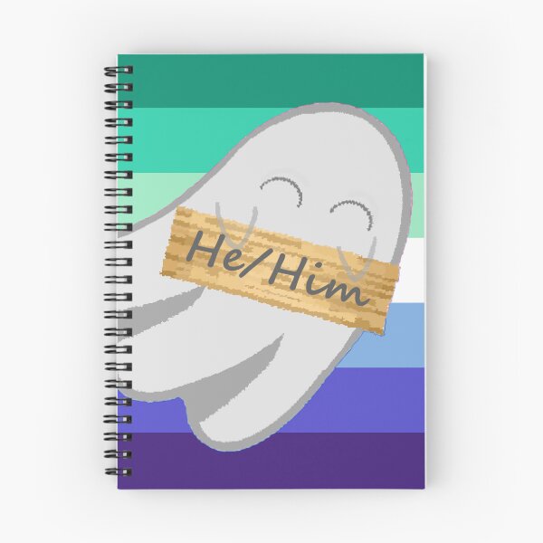 Item preview, He/Him Gay Pronoun Ghost designed and sold by Forest-Bird.