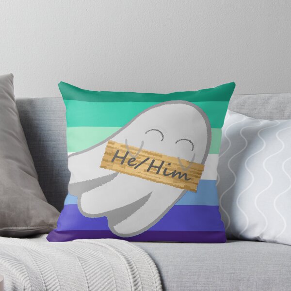 Item preview, He/Him Gay Pronoun Ghost designed and sold by Forest-Bird.
