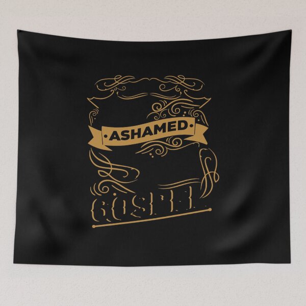 Item preview, I am not ashamed of the gospel white07 designed and sold by TessaEste.