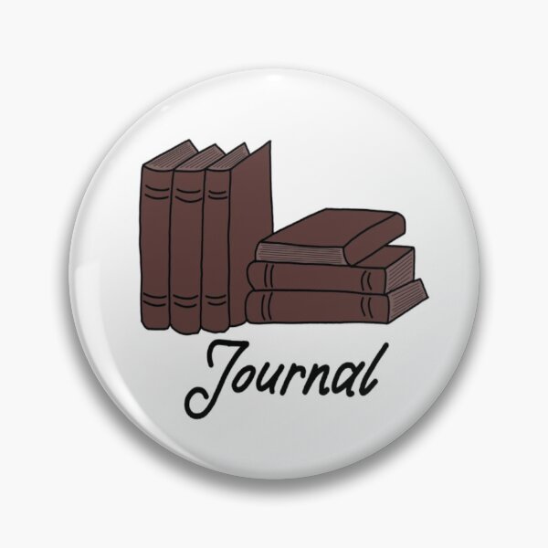 Item preview, Stack of Books with word Journal - Dark Academia designed and sold by daisydance.