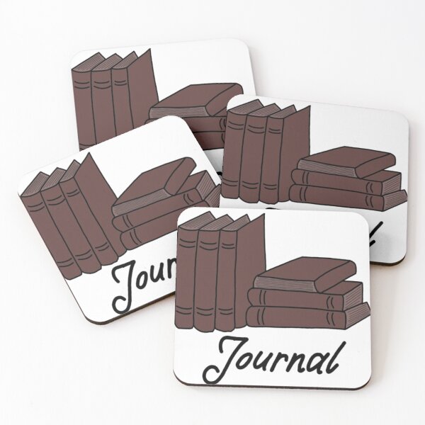 Item preview, Stack of Books with word Journal - Dark Academia designed and sold by daisydance.