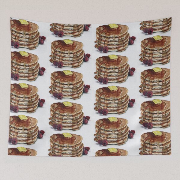 Item preview, Pancakes with Raspberries designed and sold by Persis Johnson.