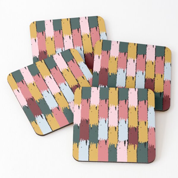Item preview, Multicolored watercolor stripes pattern  designed and sold by SeemDev786.