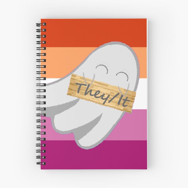 Item preview, They/It Lesbian Pronoun Ghost designed and sold by Forest-Bird.