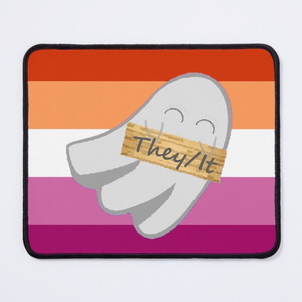 Item preview, They/It Lesbian Pronoun Ghost designed and sold by Forest-Bird.